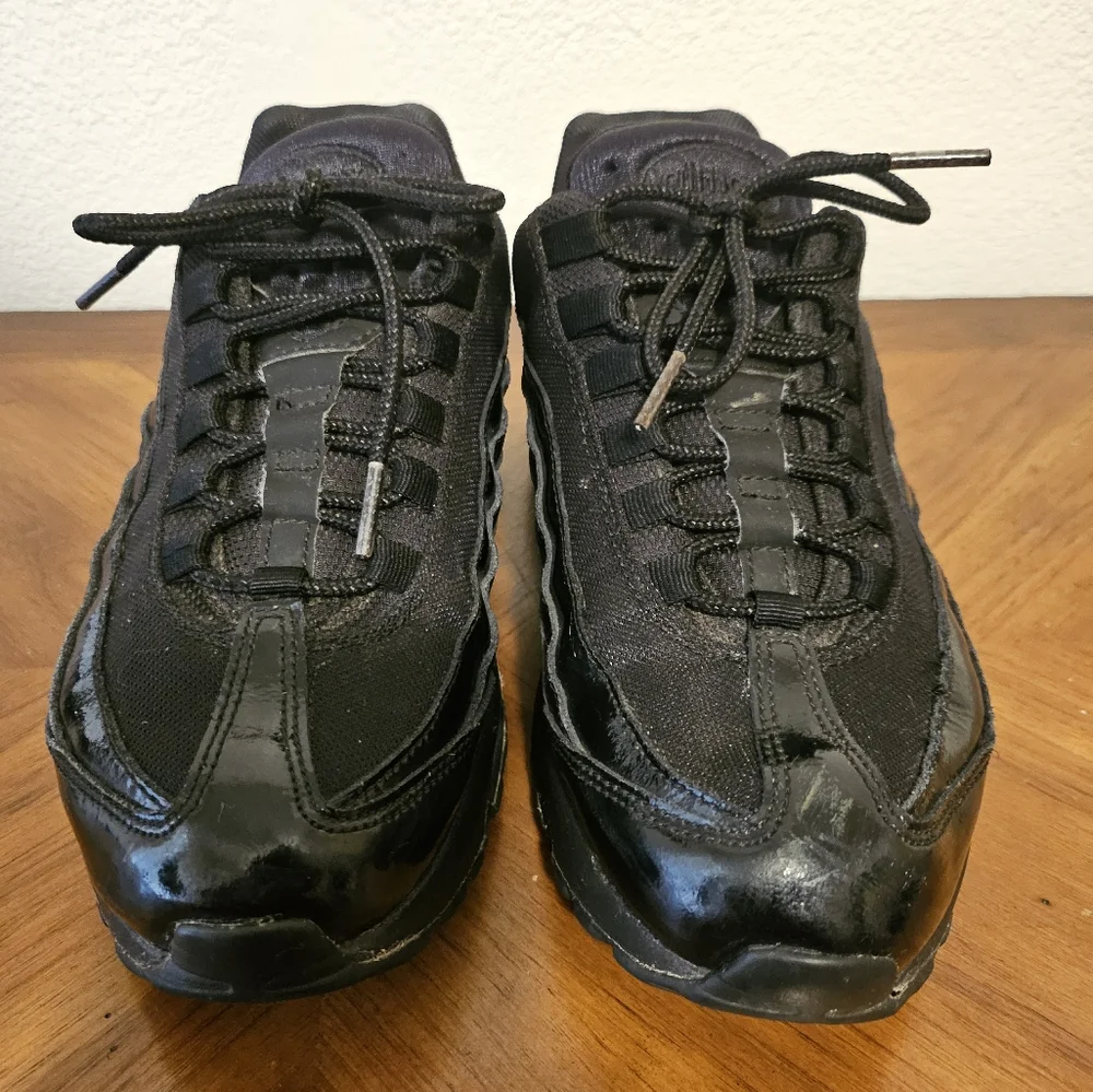Nike Airmax Black Women Size 8 - Picture 2 of 6